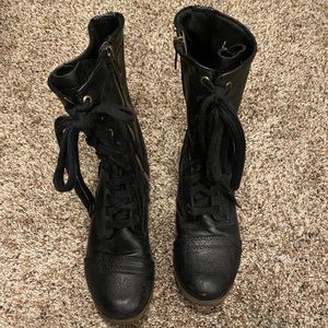 Black Combat Boots